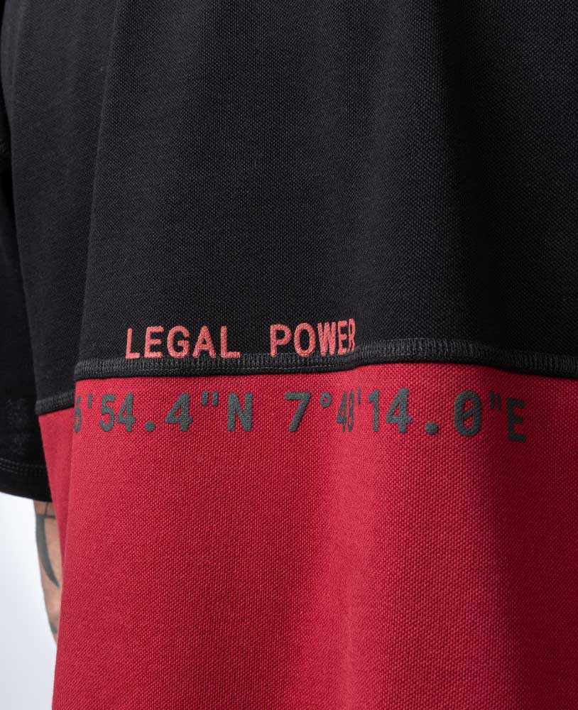 Rag Top Power Split Jersey Pique