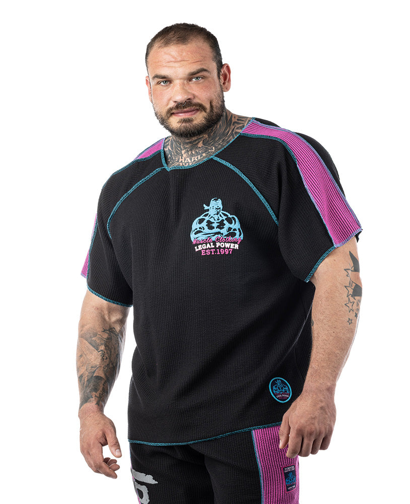 Raglan Retro Muscle Clothing Boston