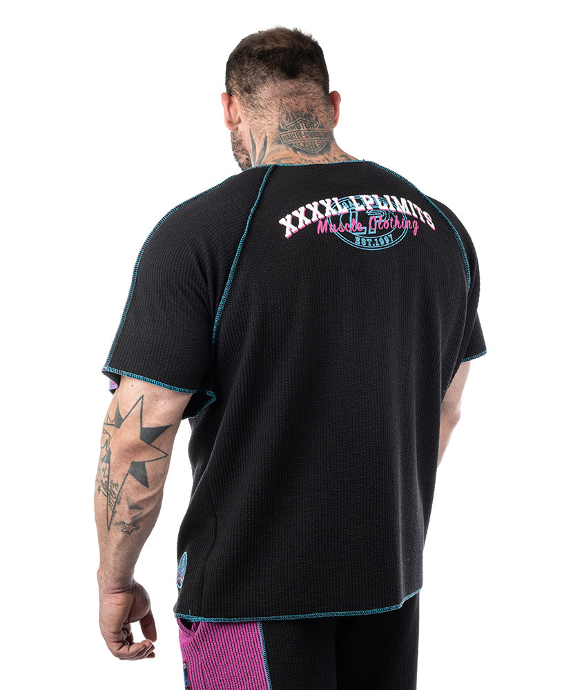 Raglan Retro Muscle Clothing Boston