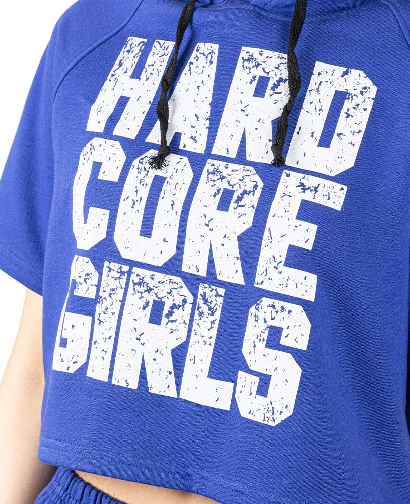 Crop Top Hoodie Hard Core Girls Ottomix