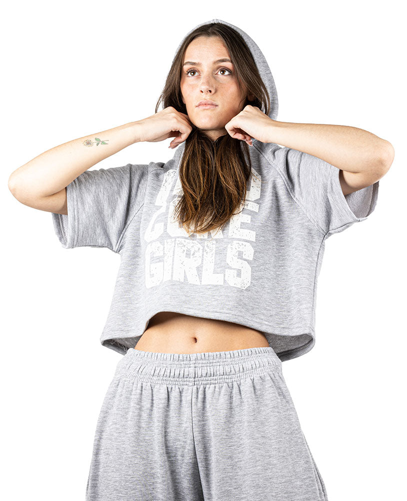 Crop Top Hoodie Hard Core Girls Ottomix