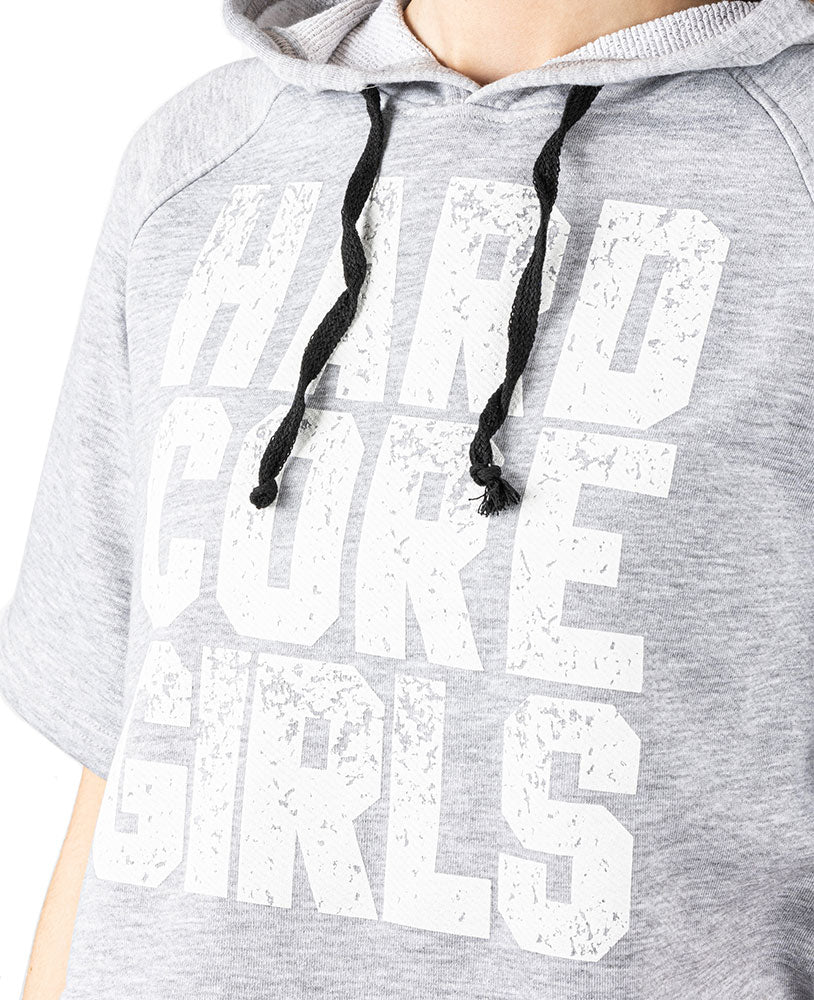 Crop Top Hoodie Hard Core Girls Ottomix