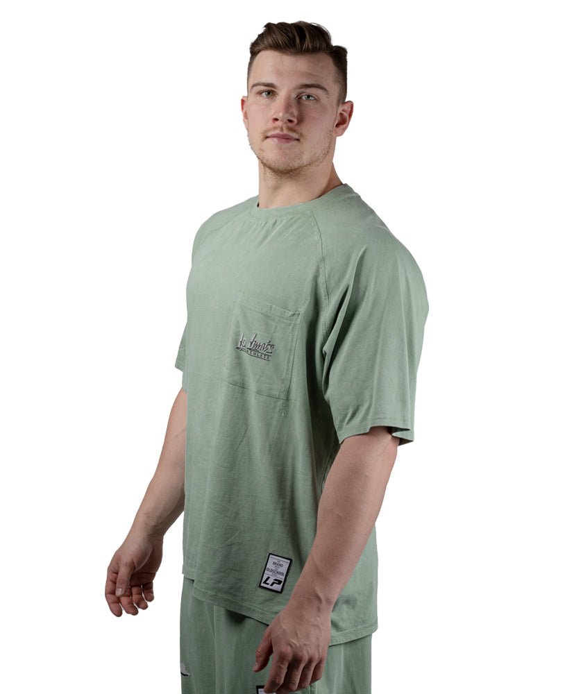 Oversize T-Shirts Stonewashed Pique Jersey - Legal Power