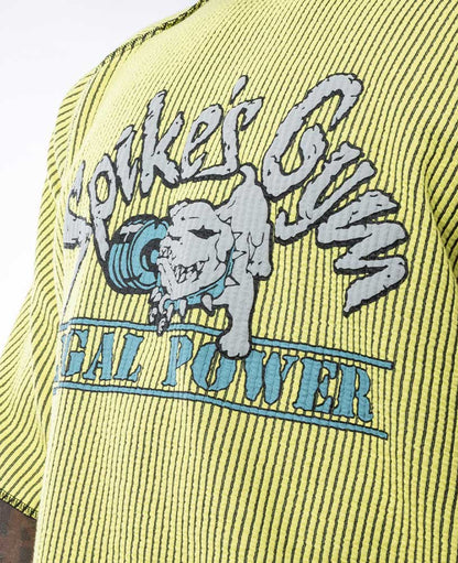 Neon Raglan Rag Top Oldschool Spikes Boston