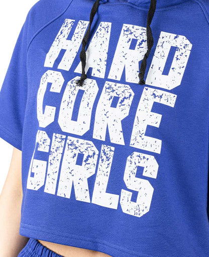 Crop Top Hoodie Hard Core Girls Ottomix