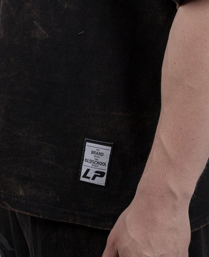 Oversize T-Shirts Stonewashed Pique Jersey - Legal Power